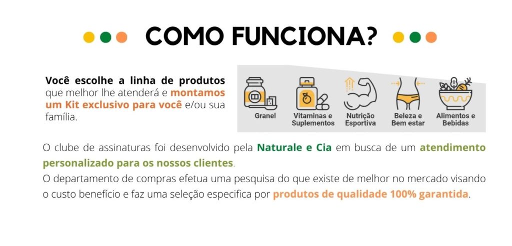Clube de Assinatura Produtos Naturais